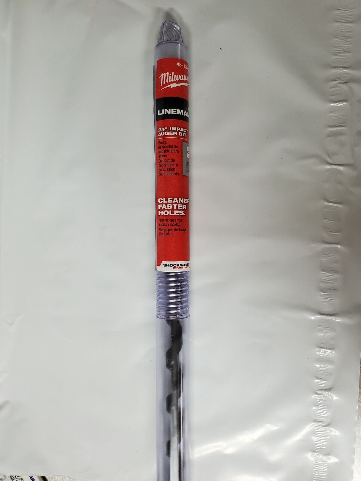 new Milwaukee Linemans Impact Auger Bit Drill Bits X 24 Inch Shockwave Hand Tool koeek - KOEEK