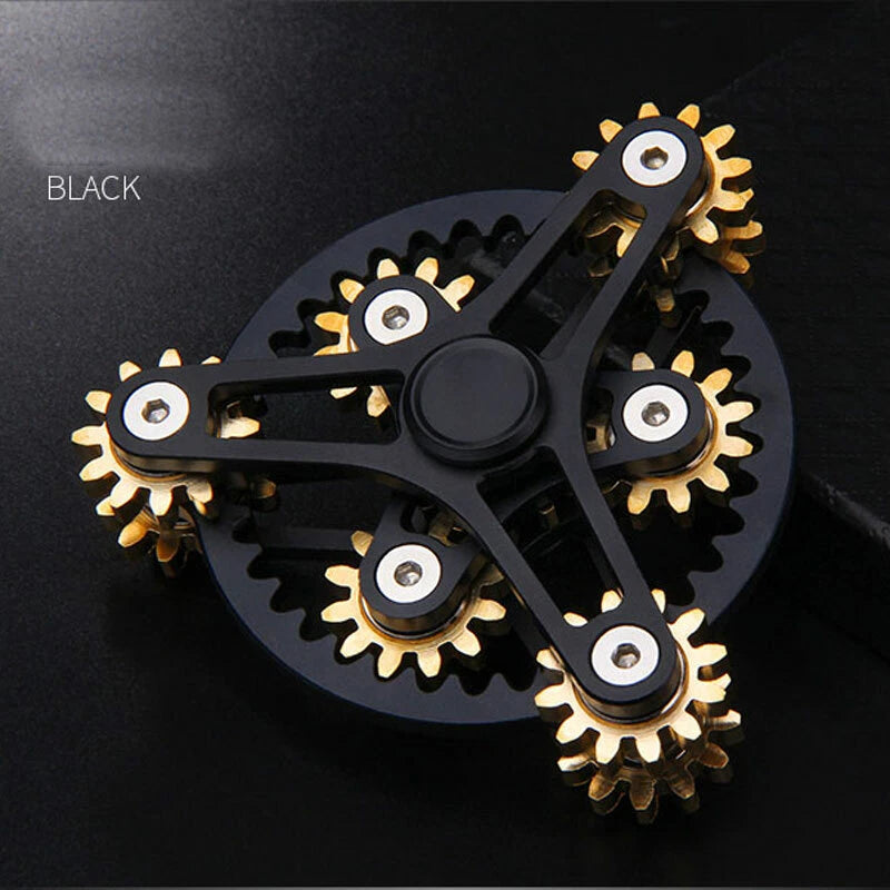 DIY Metal Gear Hand Fingertip Gyroscope Spinning Top Gearwheel Gyro EDC Toy Tool 07FC0E-D4 - KOEEK