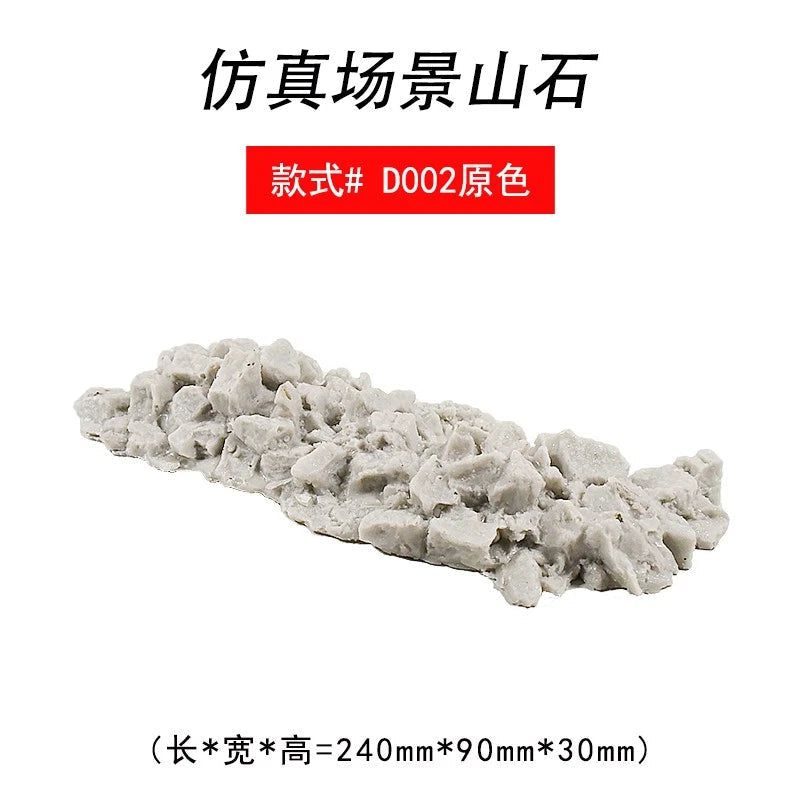 Diorama Realistic Rocks Mountain Stones Model Railroad Layout Scene Props Model 07FC0E-D4 - KOEEK