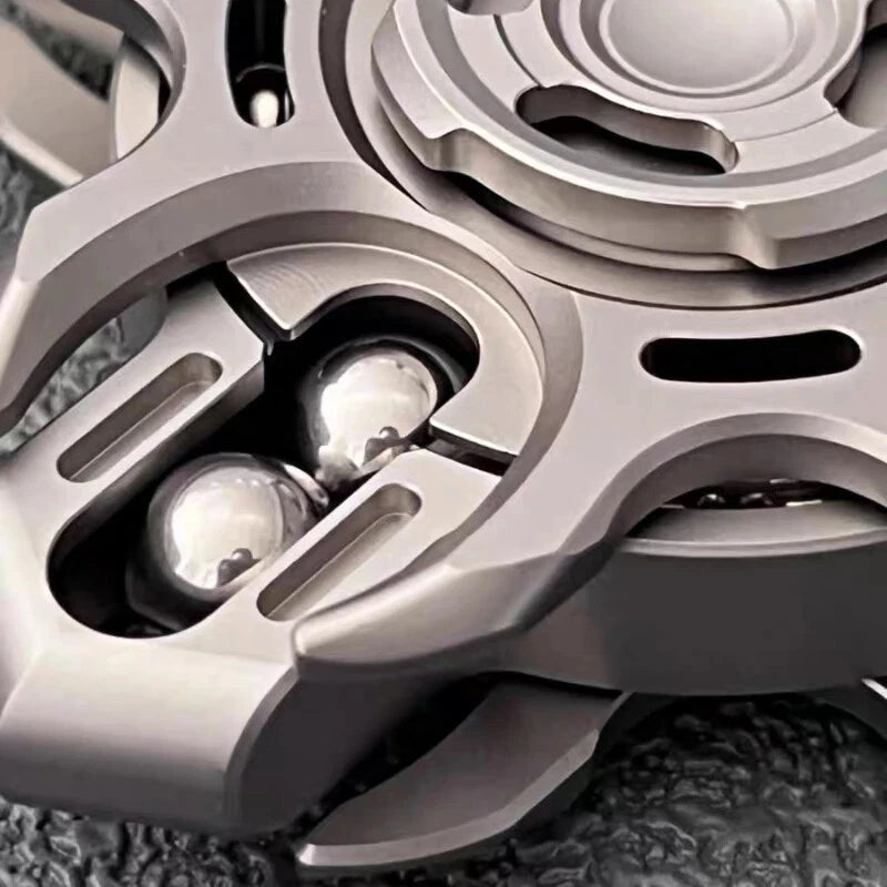 Oracle Tuning Fork EDC Fidget Spinner Double-Sided Linkage Fingertip Gyro Toy 07FC0E-D4 - KOEEK