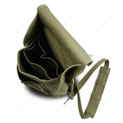 U.S. Military Army Green Map Case Canvas Tech Bag Pack Carry Pouch Shoulder Bag 07FC0E-D4 - KOEEK