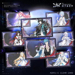 8Pcs/Set Anime Wuthering Waves Photo Prop Transparent Card Decor Collection Gift 07FC0E-D4 - KOEEK