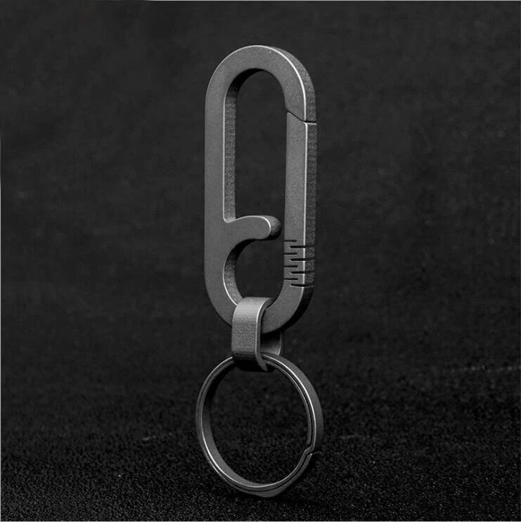 EDC Titanium TC4 Ti Key Ring Chain Fast Carabiner Backpack Pendant Buckle KC-YG7 EDC - KOEEK