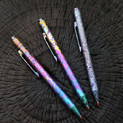 Titanium Ballpoint Pen Multicolor Pocket Writing Signature Pen Business Office 07FC0E-D4 - KOEEK