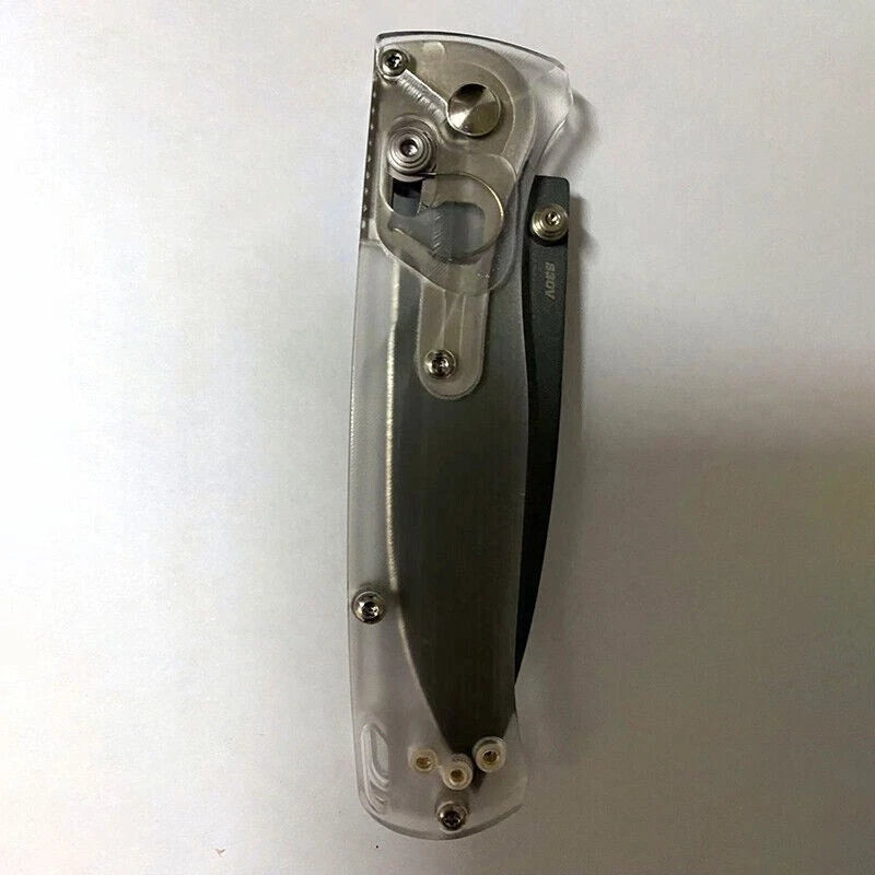 1 Pair Transparent Acrylic Knife Handle Scale For Benchmade Bugout 535 Knives 07FC0E-D4 - KOEEK