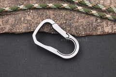 Titanium TC4 Key Chain Carabiner Bottle Opener Outdoor EDC Connector Tool 07FC0E-D4 - KOEEK