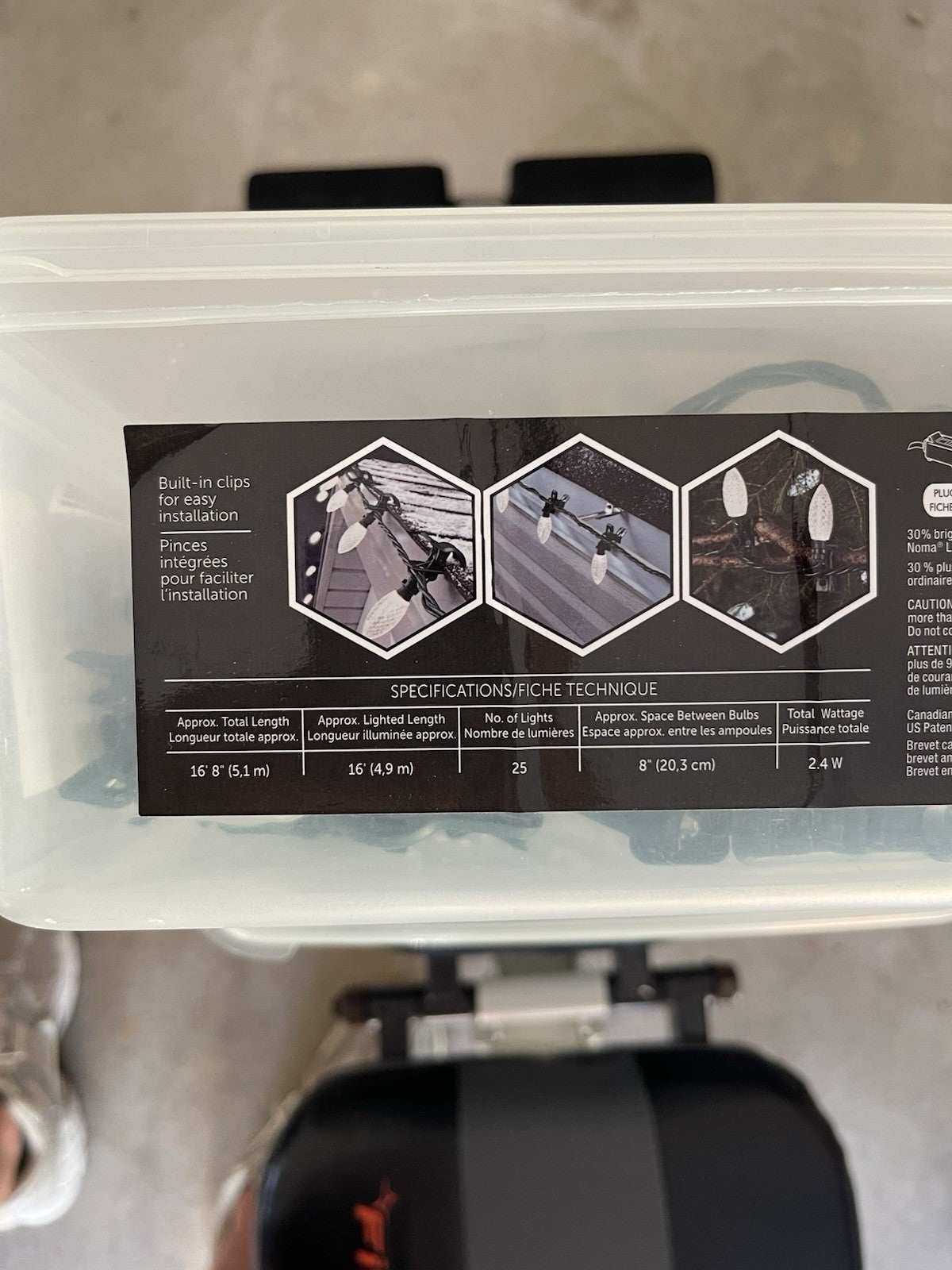 3 Sets NOMA Quick-Clip LED Christmas Lights – Warm White NOMA - KOEEK