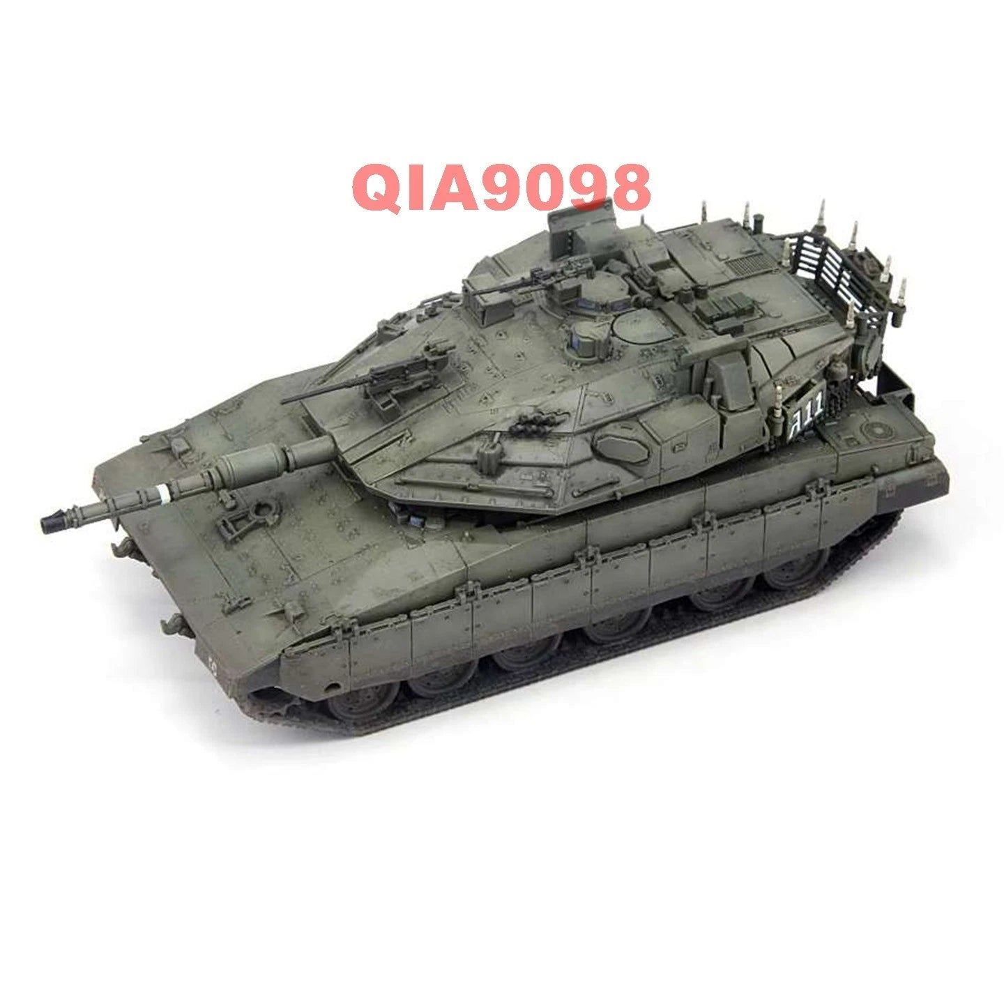 1:72 Scale Israeli Merkava 4M Main Battle Tank Painted Plastic Model 07FC0E-D4 - KOEEK