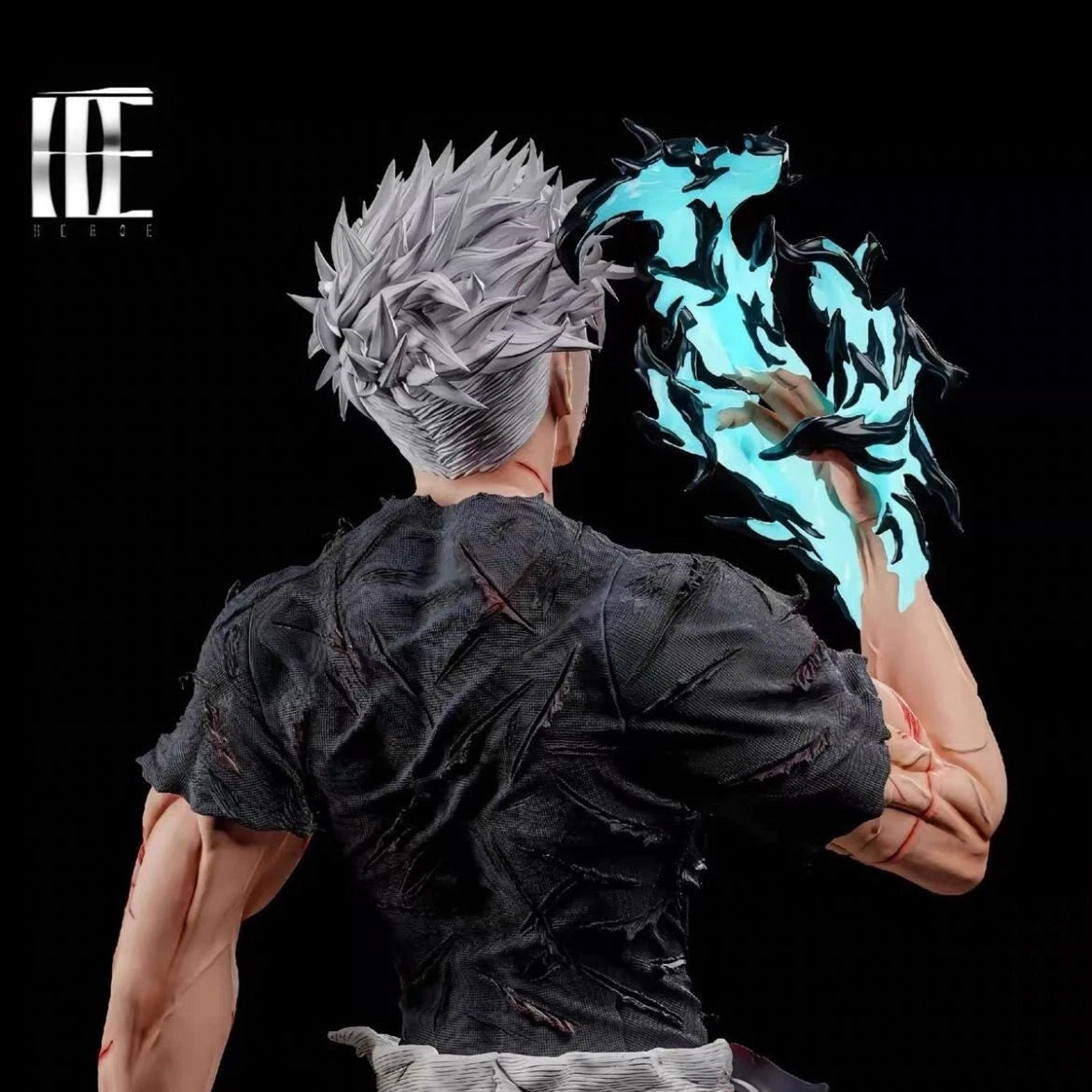 Jujutsu Kaisen Satoru Gojo Figure Battle Damage Ver Resin Model Toy 35cm PreSell 07FC0E-D4 - KOEEK