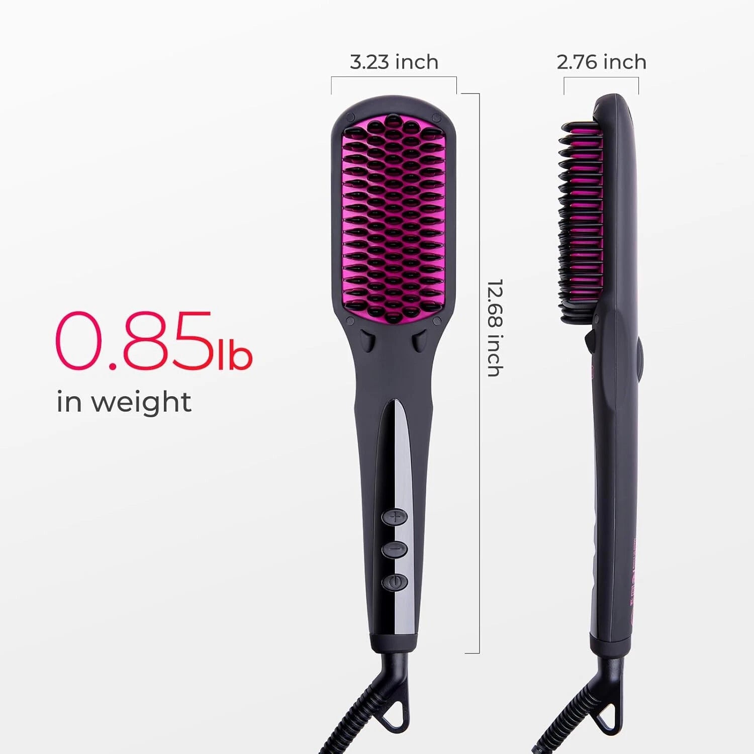 Hair Straightening Brush  Women's One Step Straightener, 16 Temperature Settings 07FC0E-D4 - KOEEK