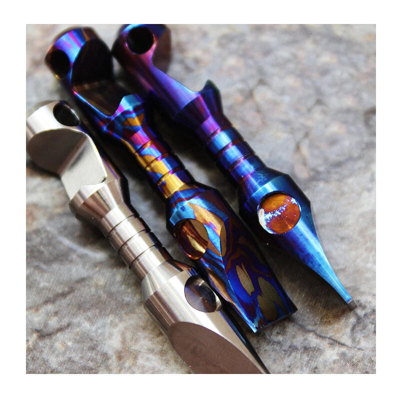 TITANER Titanium Alloy EDC Multi Tools Bottle Opener Keychain camping Hiking 07FC0E-D4 - KOEEK