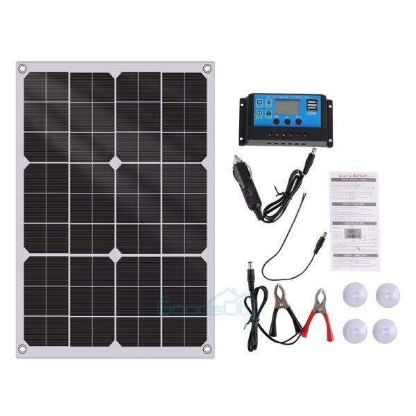 ny 4000W 400W Watt Fleksibelt Solpanel 12V Mono Home RV Rooftop Camping Off-Grid