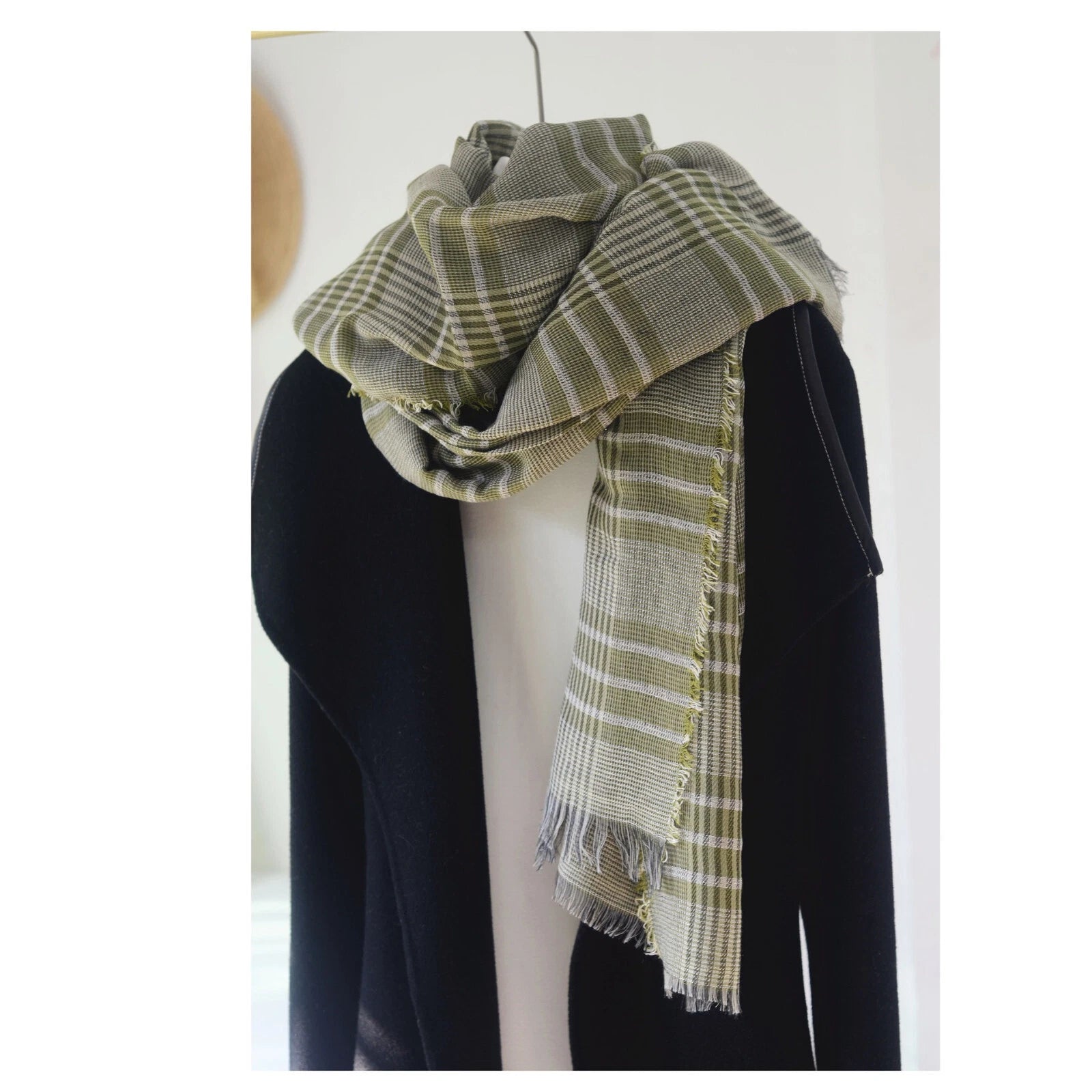 Mens Scotland Plaid Soft Cotton Scarf Casual Fashion Neckerchief Shawl Bandana 07FC0E-D4 - KOEEK