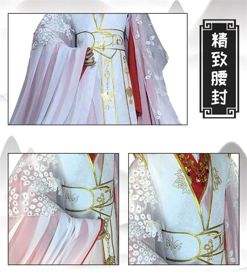 Tian Guan Ci Fu Princess Xie Lian Costume Full Set Cosplay Chinese Hanfu Outwear 07FC0E-D4 - KOEEK