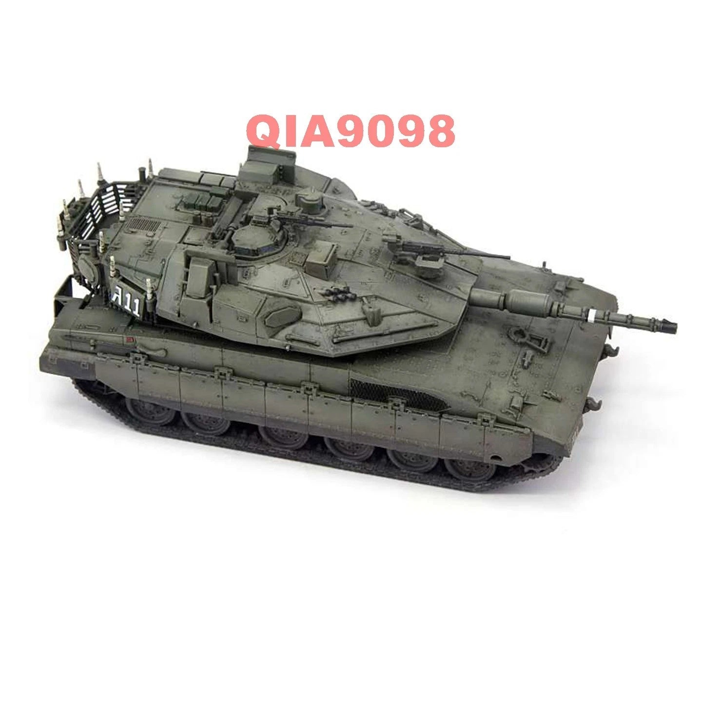 1:72 Scale Israeli Merkava 4M Main Battle Tank Painted Plastic Model 07FC0E-D4 - KOEEK