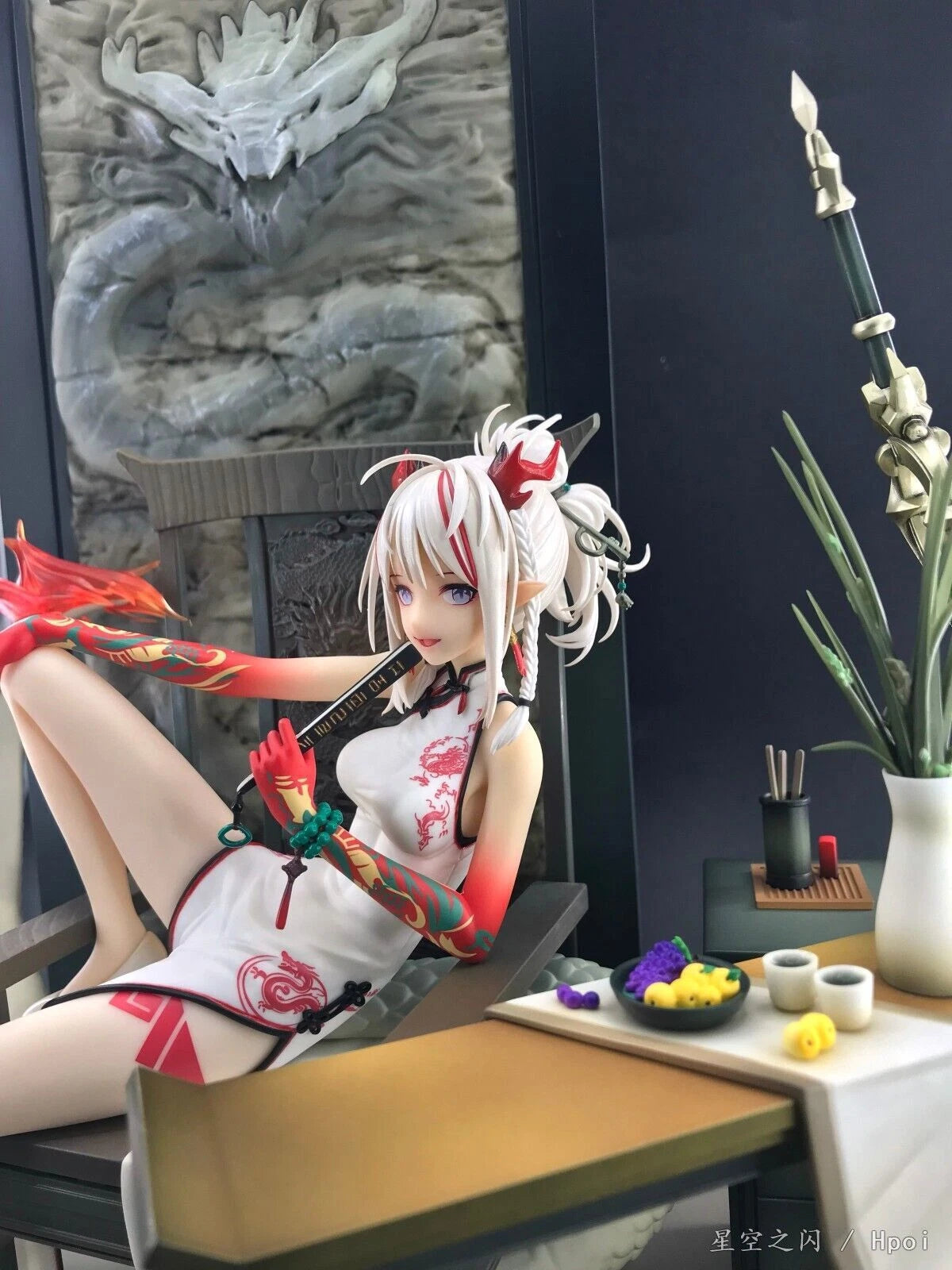 Official  Arknights Nian Figure Statue 1:7 Scale Ornaments 乐逍遥 VER. 12in 07FC0E-D4 - KOEEK