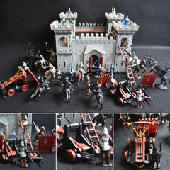 new Medieval Castle Toys, Knights Game Soldiers Model Building Playset, Develop... 07FC0E-D4 - KOEEK