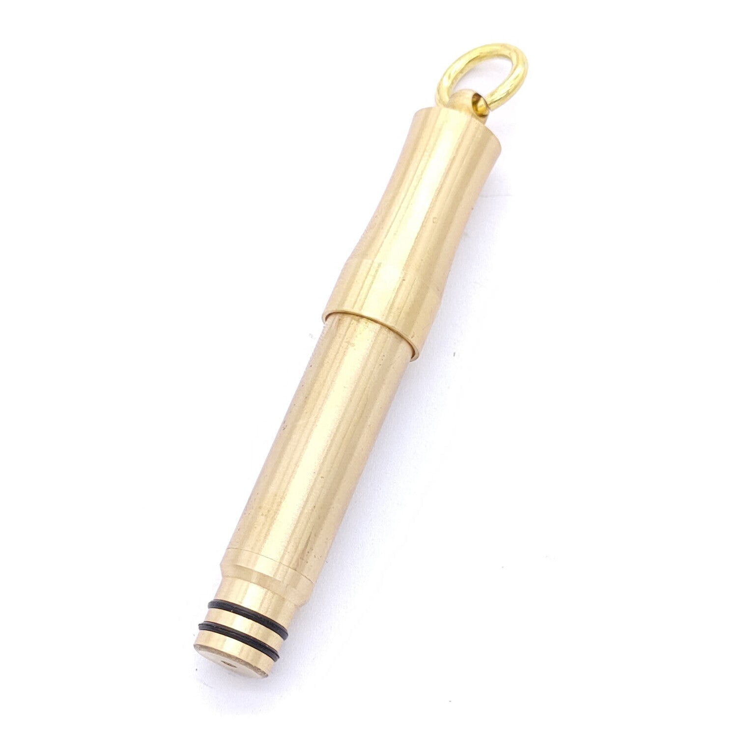 Mini Brass Pen Ballpoint Signature Office Keychain Pen With 5pcs Refills EDC 07FC0E-D4 - KOEEK