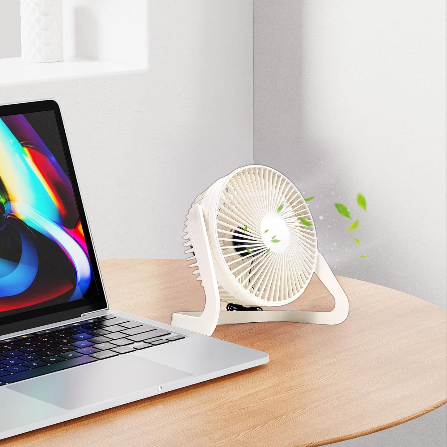 new Desk Fan Air Circulator Fan Mute Portable Cooling Fan, Small Air Circulator Fans koeek - KOEEK