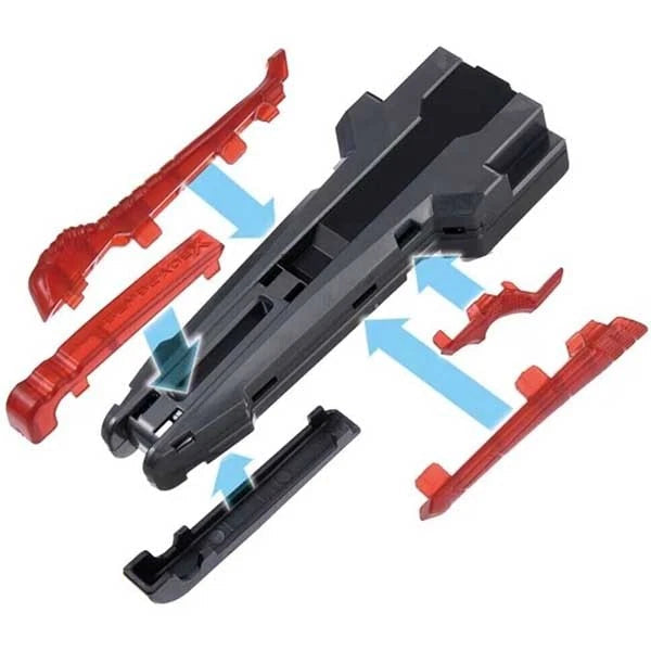 Takara Tomy Rubber Custom Launcher Grip Gun Metal Burst Beyblade X BX41 Official TAKARA - KOEEK