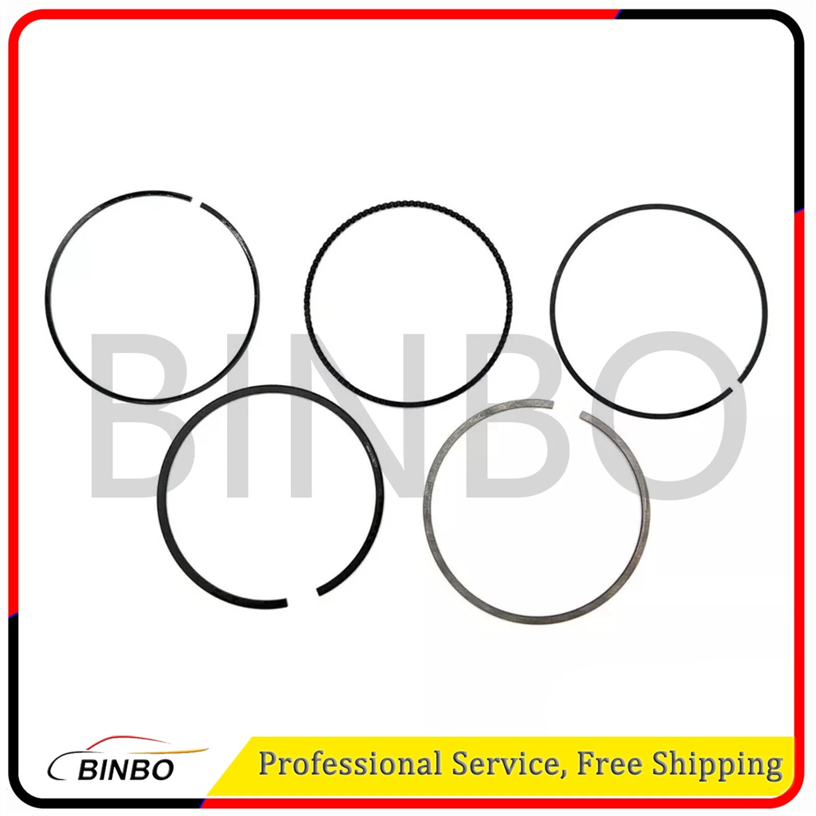 4X Engine piston rings For BMW B48 2.0T F20 F23 F33 F55 F56 G30 220i 07FC0E-D4 - KOEEK