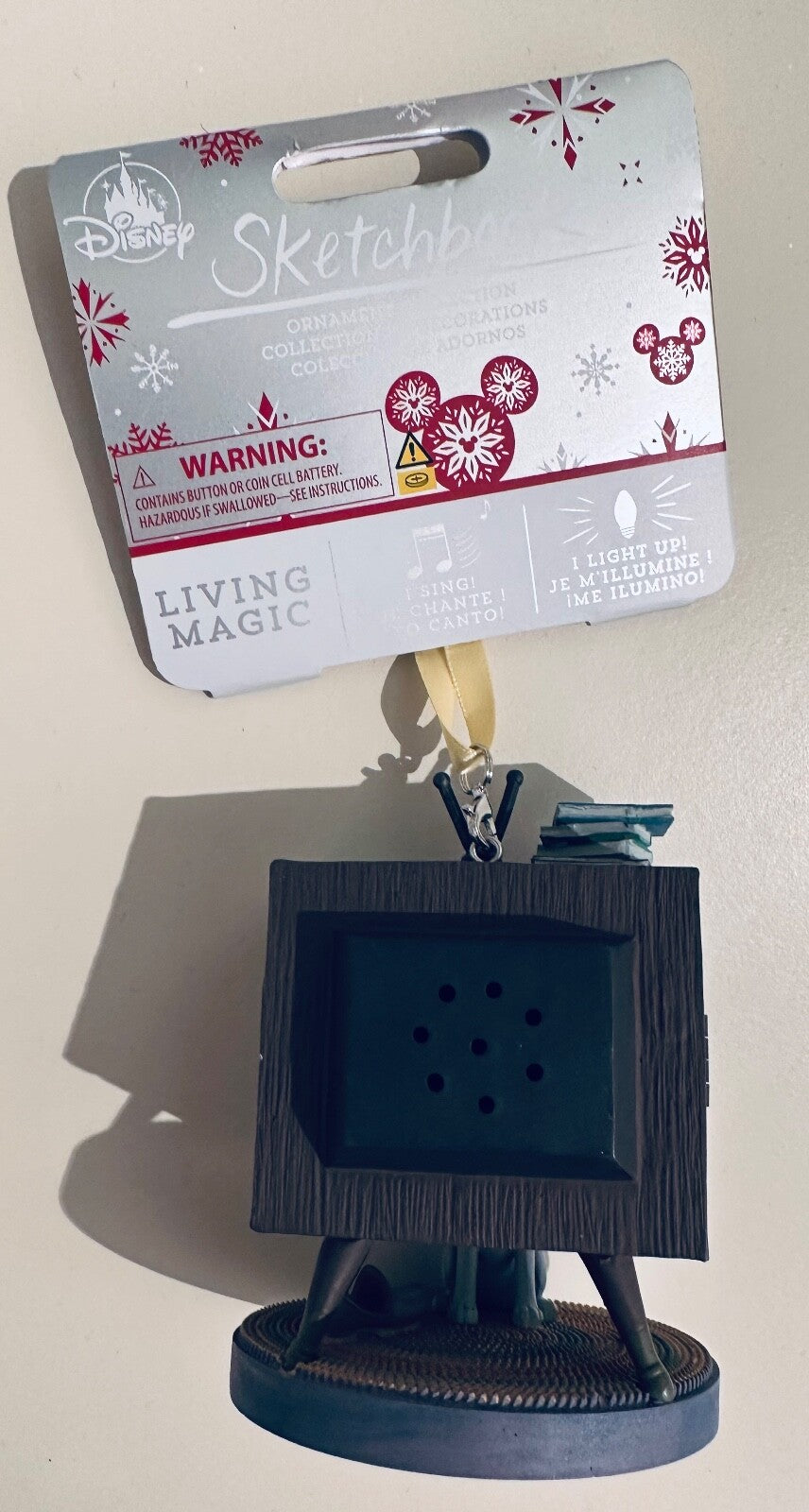 Disney 101 Dalmatians Light-Up and Sound Living Magic Sketchbook Ornament Lucky DISNEY - KOEEK