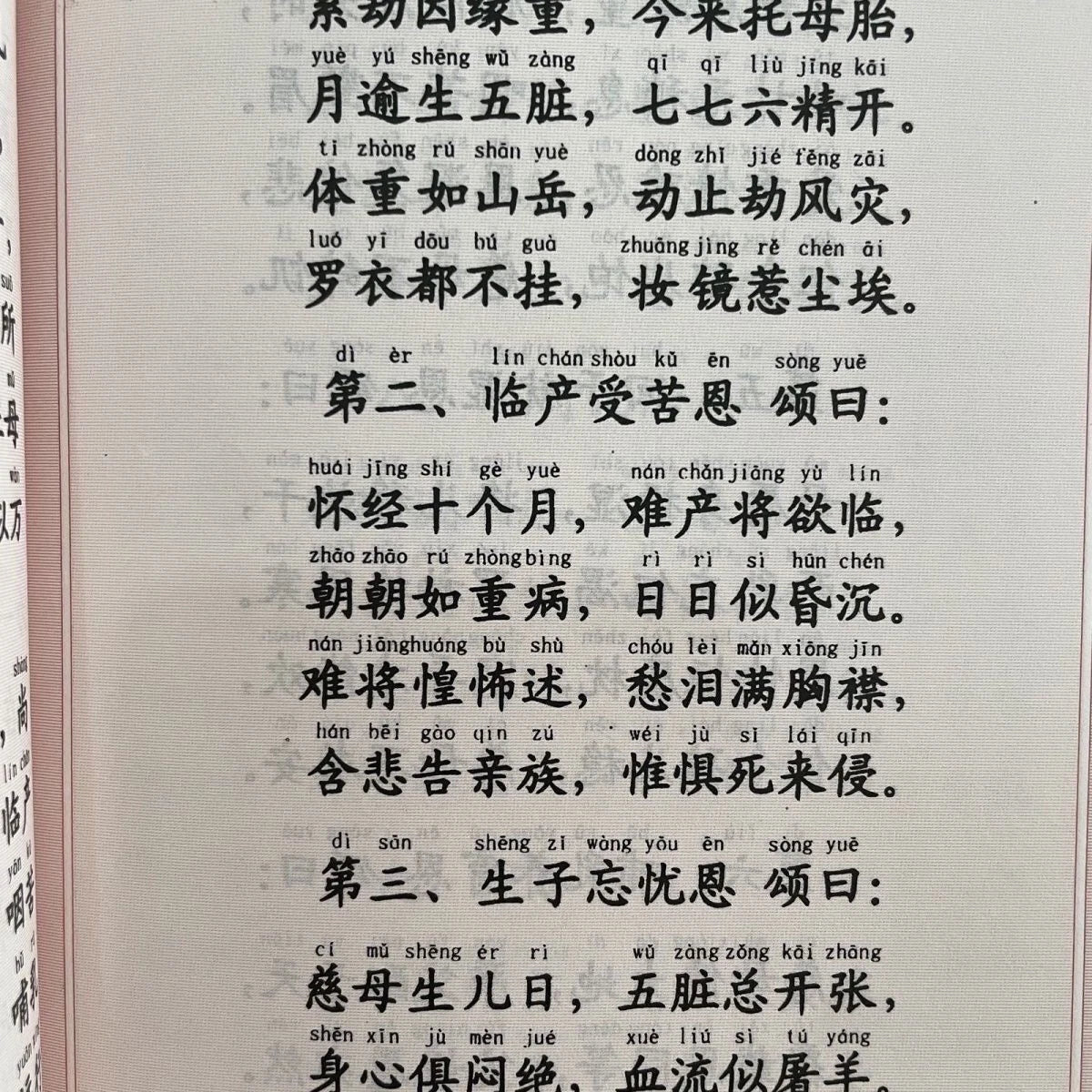 Simplified Large Print with Pinyin Recitation Buddhist Sutra Textbook 07FC0E-D4 - KOEEK