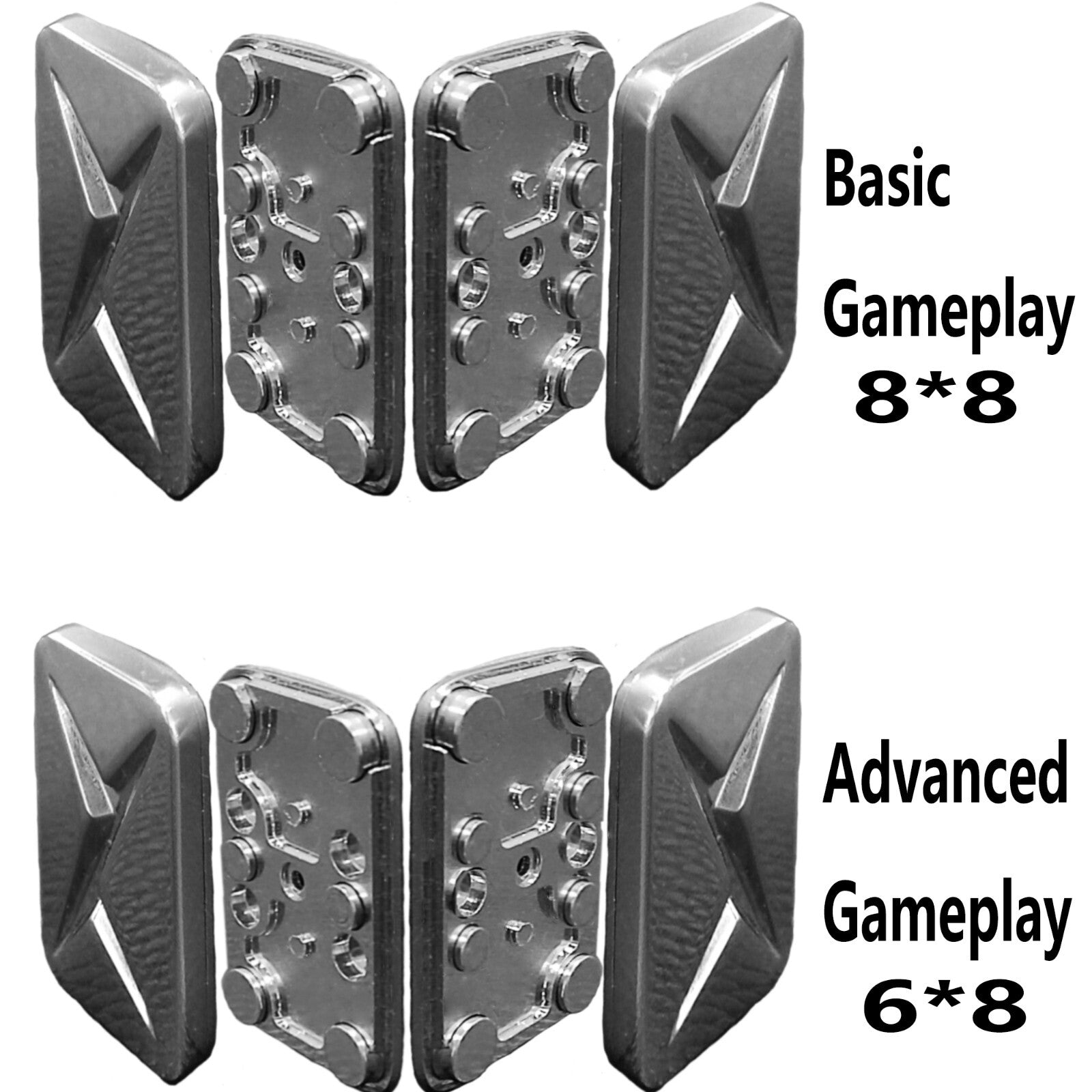 Trackless Fidget Slider Metal EDC Push Card Stress Relief ADHD Office Toys Gifts 07FC0E-D4 - KOEEK