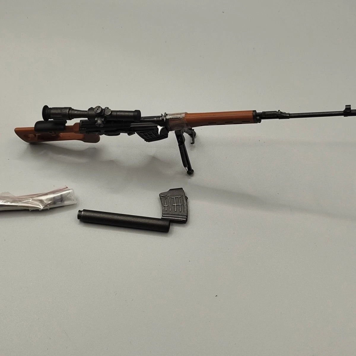 1/6 Type 85 Sniper Rifle Plastic Model Military Accessory Diorama Display 07FC0E-D4 - KOEEK