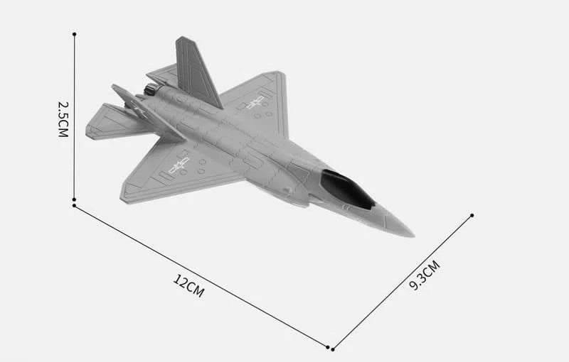 PLA 1/144 J35A Fighter Diecast Finished Product Model 07FC0E-D4 - KOEEK