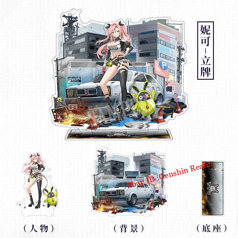 Anime Zenless Zone Zero Nicole Demara Acrylic Desktop Stand Figure Collection 07FC0E-D4 - KOEEK