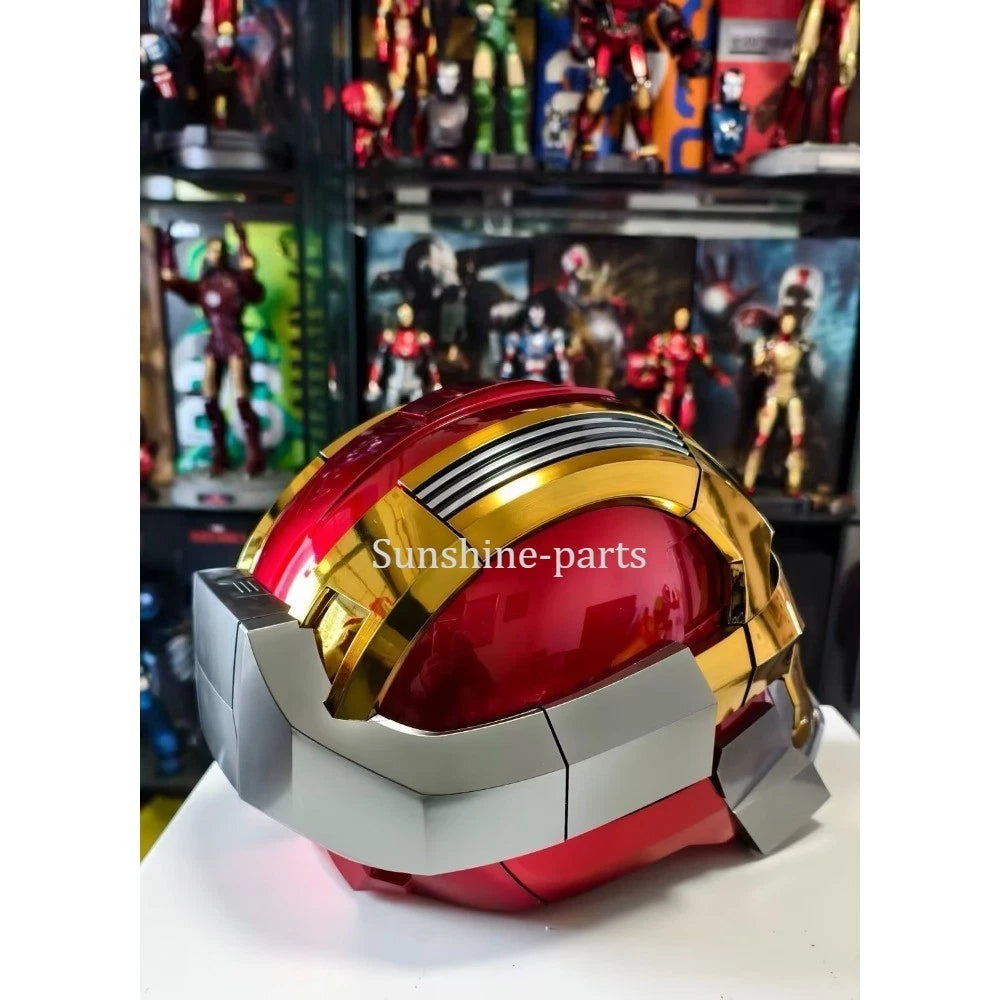 Iron Man Helmet MK17 1/1 Wearable English Voice-controlled Mask Transform Prop 07FC0E-D4 - KOEEK