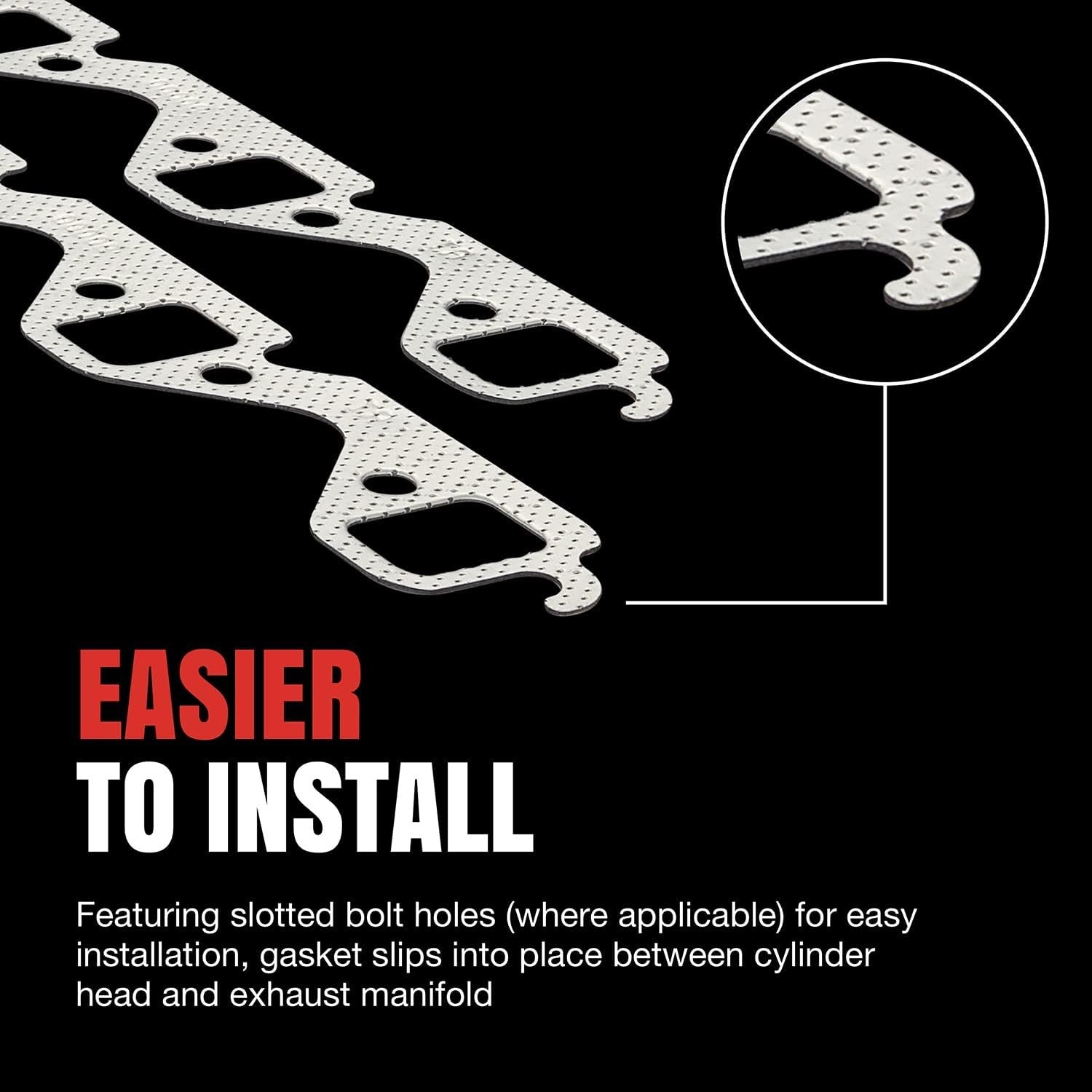 new FEL-PRO MS 9275 B Exhaust Manifold Gasket Set for Chevrolet K1500 Assorted FEL-PRO - KOEEK