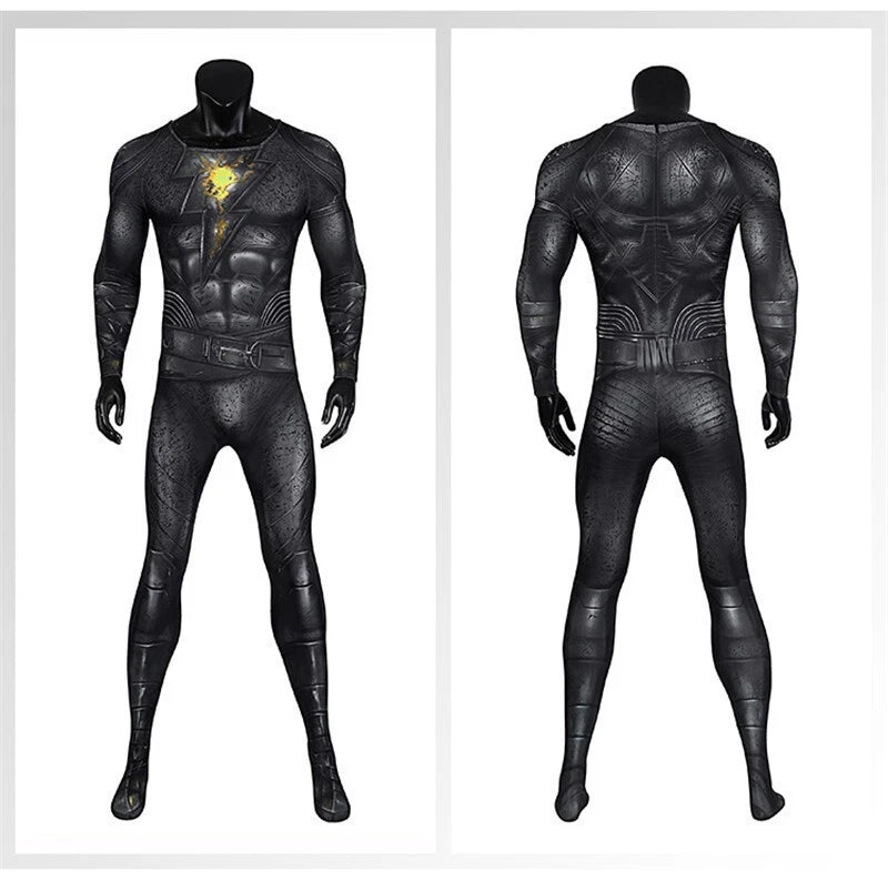 Black Adam Teth-Adam Bodysuit Cosplay Costume Suit Cloak Halloween Outfit 07FC0E-D4 - KOEEK