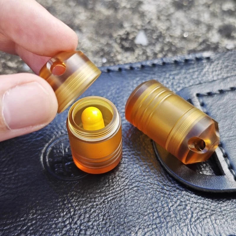 PEI Groud Waterproof Medicine Pill Bottles Necklace Pendants Pill Bottles Box 07FC0E-D4 - KOEEK