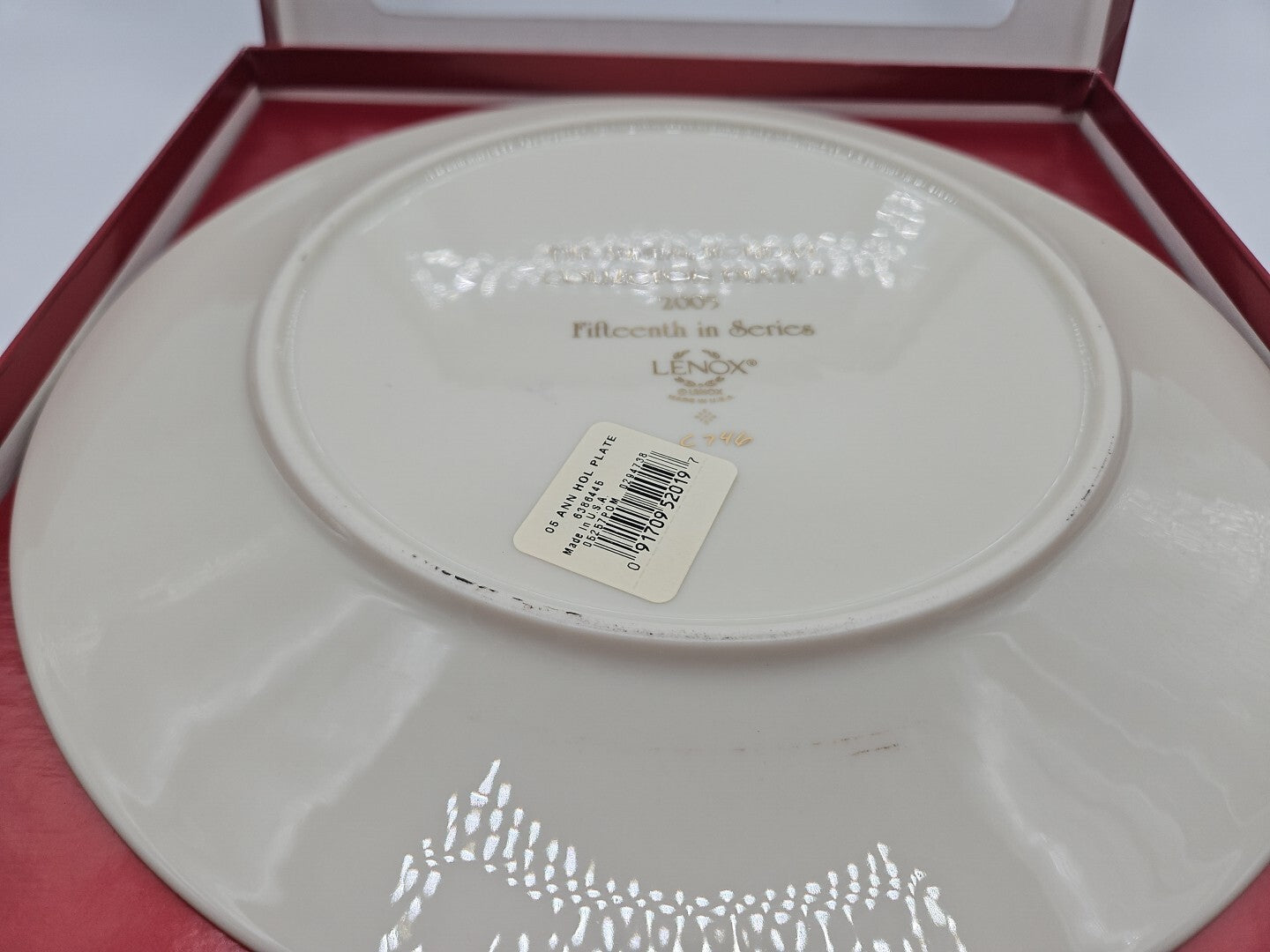 Lenox 2005 Annual Holiday Collector Plate Fifteenth Series Christmas Decor LENOX - KOEEK