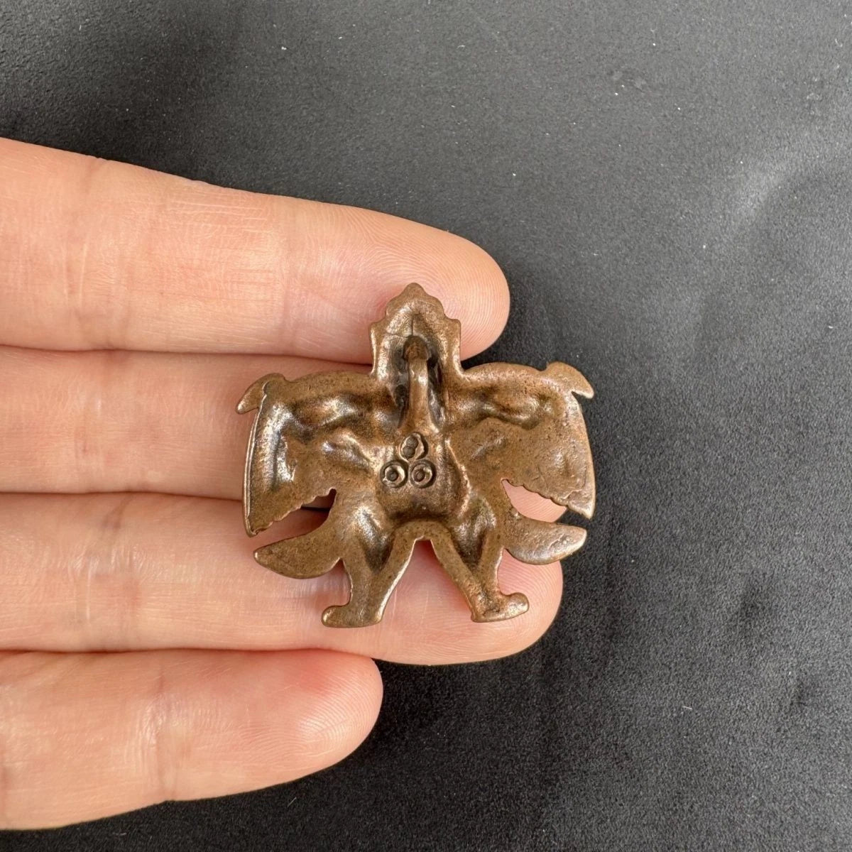 Tibetan Brass Garuda Pendant Amulet Bird Necklace Collectible 07FC0E-D4 - KOEEK