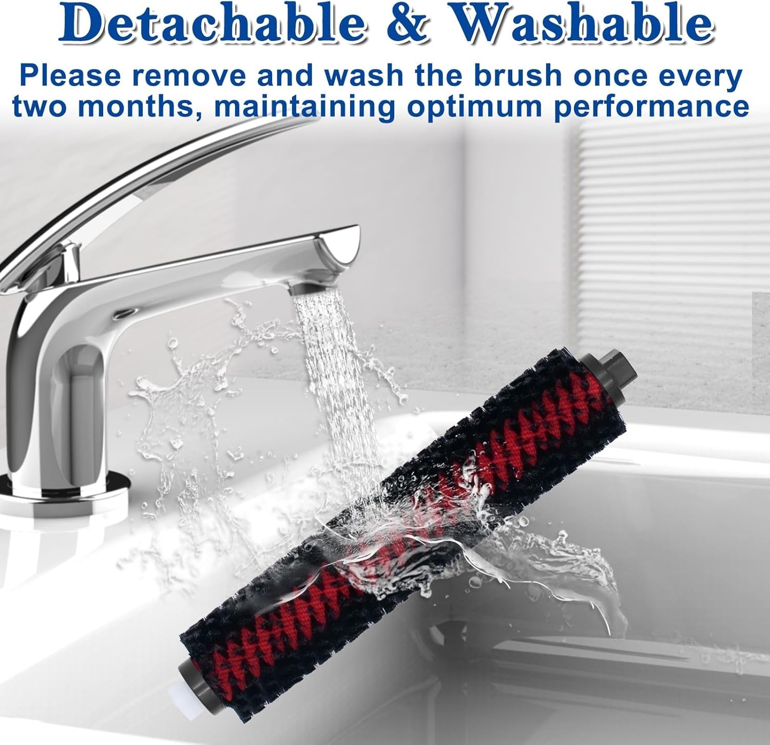 new High-Speed Cleaning Brush for Roborock S7 MaxV Ultra & S8 Pro Ultra, 3PCS 07FC0E-D4 - KOEEK