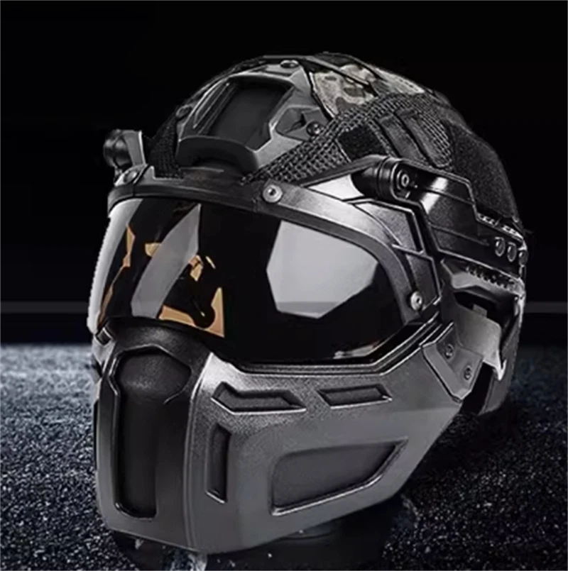 Tactical FAST Mask Goggles Helmet Windproof Face Mask Equipment Full Face Mask 07FC0E-D4 - KOEEK