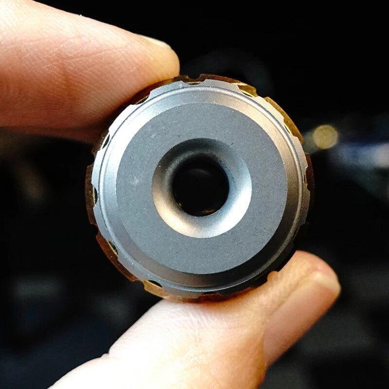 Titanium Copper Pendant EDC Bead Fidget Spinner Fingertip Gyro Adult Fidget Toy 07FC0E-D4 - KOEEK