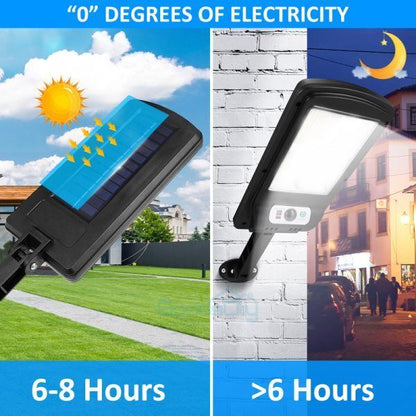 new Commercial Solar Street FloodLight LED Light Outdoor Area Dusk To Dawn Wall Lamp