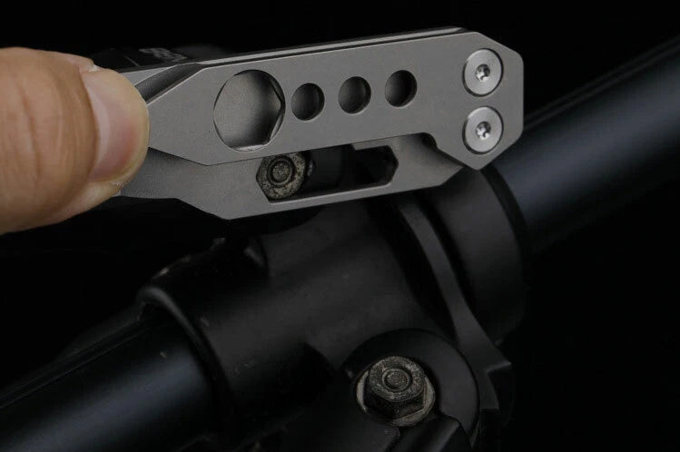TC4 Titanium Alloy Pocket Pry Bar Pendant Crowbar Opener keychain Multi EDC Tool 07FC0E-D4 - KOEEK