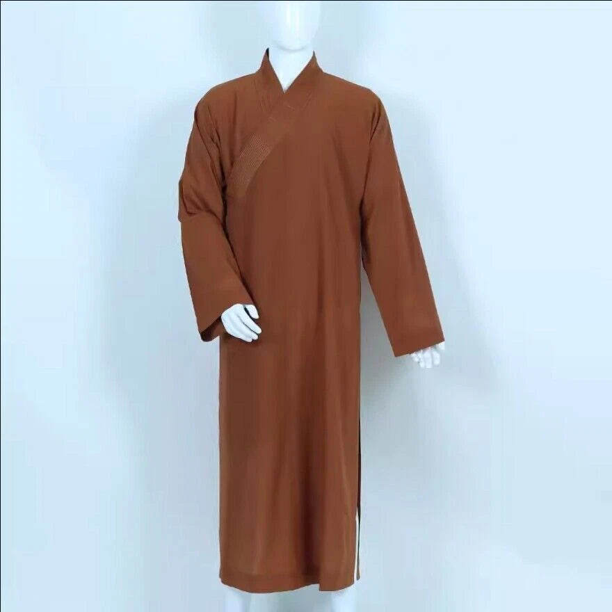 Shaolin Monk Clergy Robe Uniform Buddhist Meditation Kung fu Tai chi Suit Summer 07FC0E-D4 - KOEEK