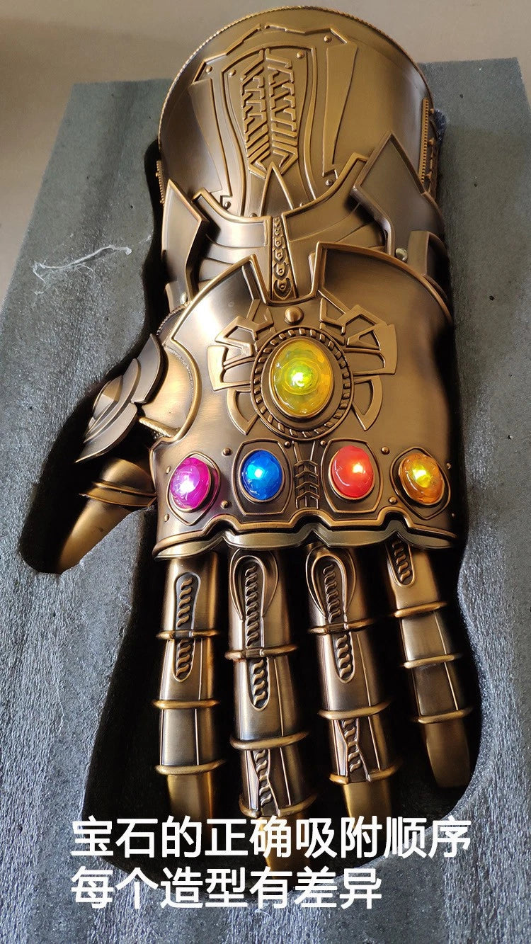 HCMY Thanos Infinity Gauntlet Full Metal 1:1 Wearable Cosplay Statue LED Instock HCMY - KOEEK