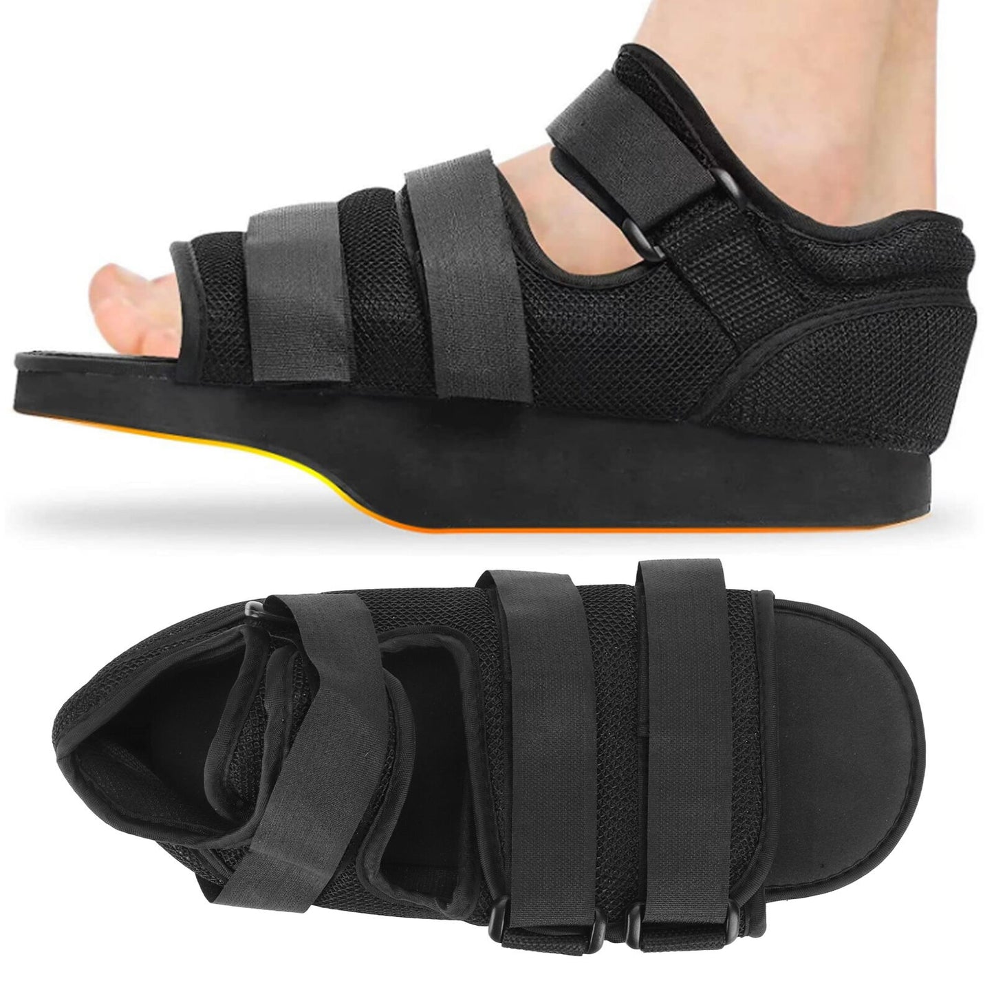 new Post Toe Surgery Shoes Reduce Pressure Forefoot Offloading Healing Foot Splint S koeek - KOEEK