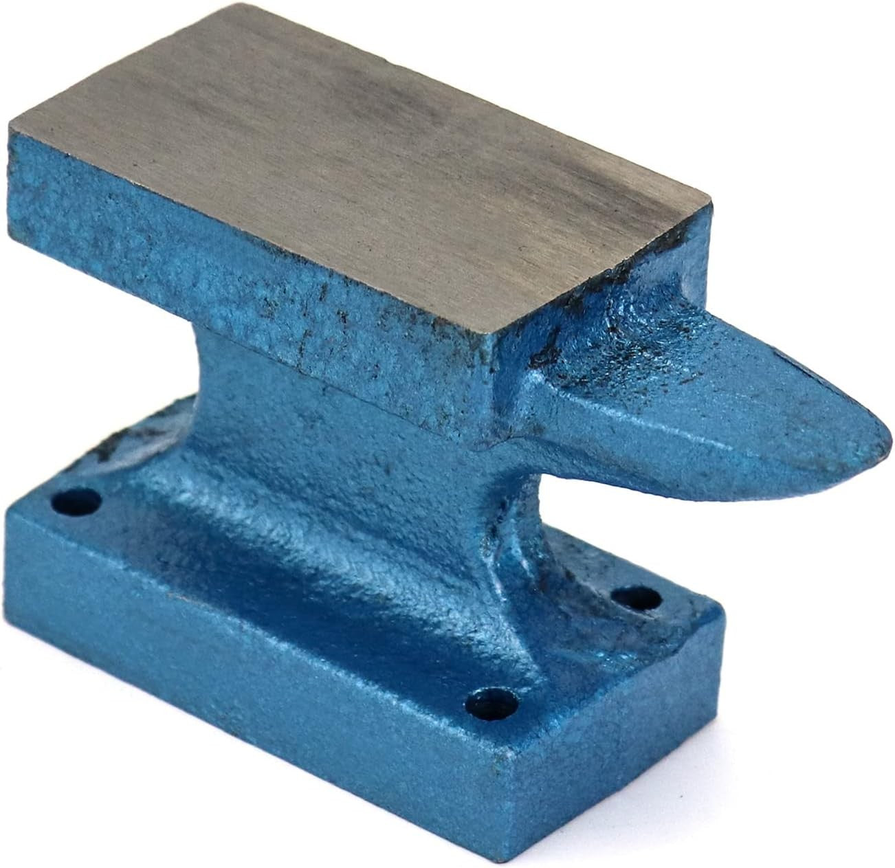 new QWORK Horn Anvil Bench Block, 1 Pound Cast Iron Hobby for Jewelry...