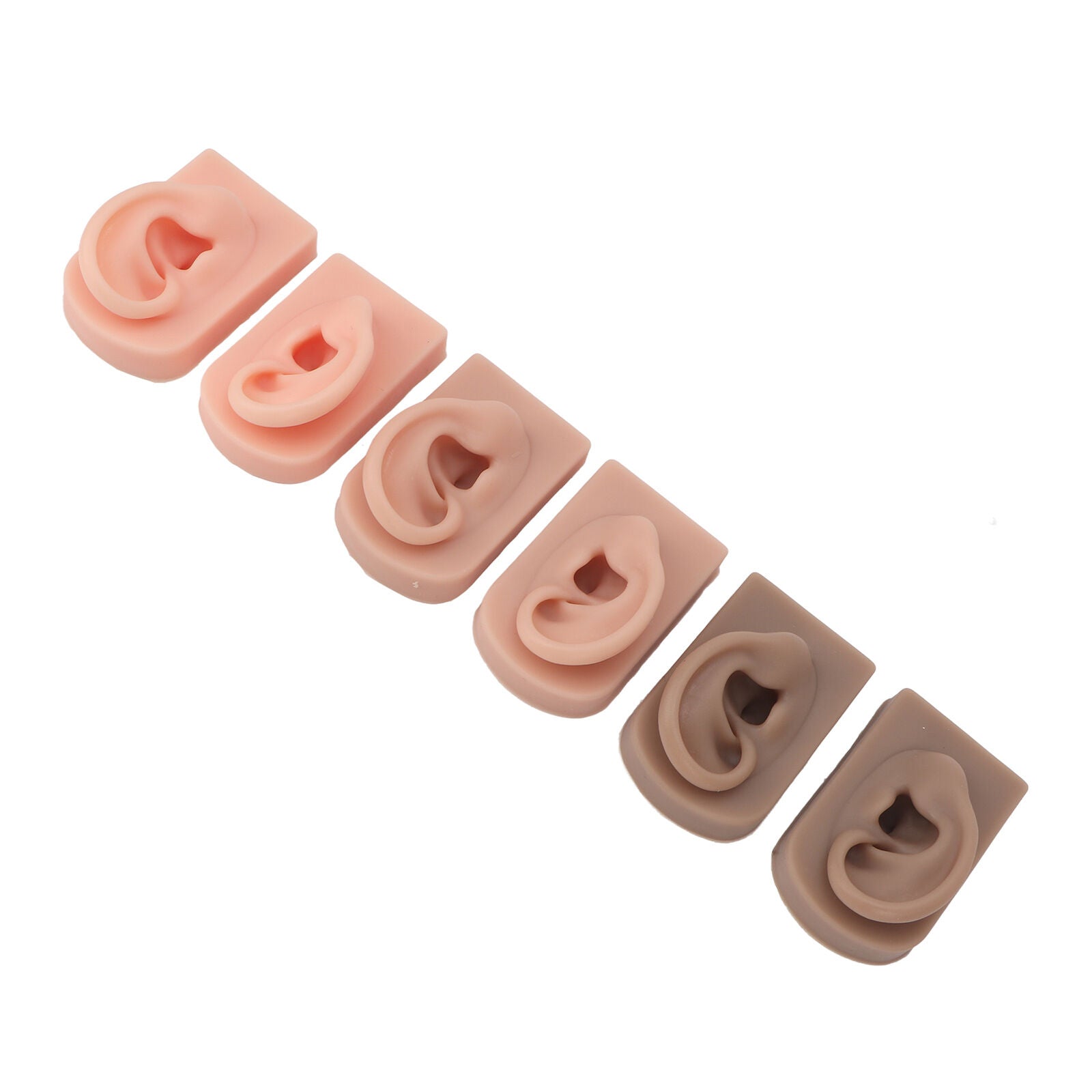 new 3 Pairs Silicone Ear  Colors Soft Flexible Waterproof Simulation HGF koeek - KOEEK