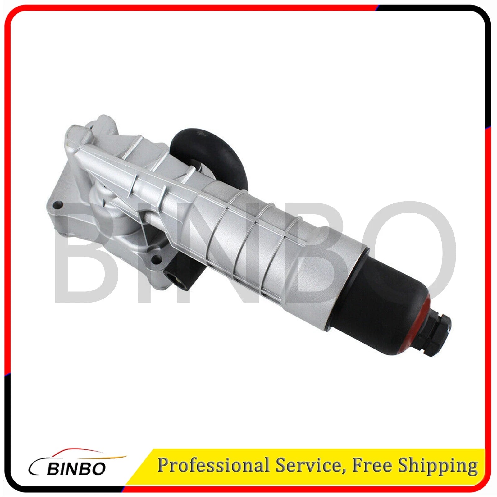 Upgrade Aluminum Engine Oil Cooler Filter Housing for Benz C250 W204 SLK250 R172 07FC0E-D4 - KOEEK