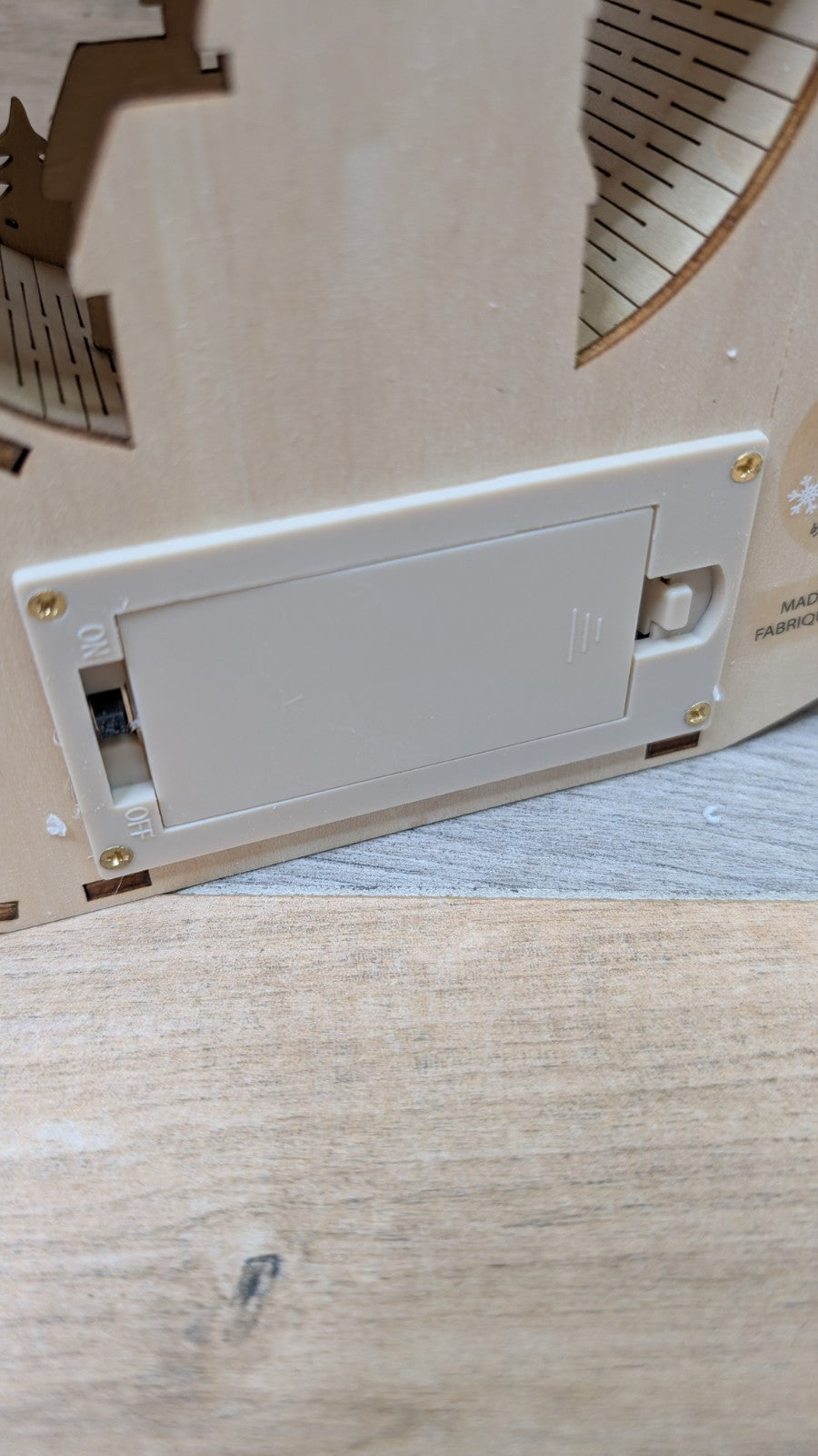 Anthropologie Wonder Scene Xmas Monogram S Christmas Light Up Battery Powered ANTHROPOLOGIE - KOEEK