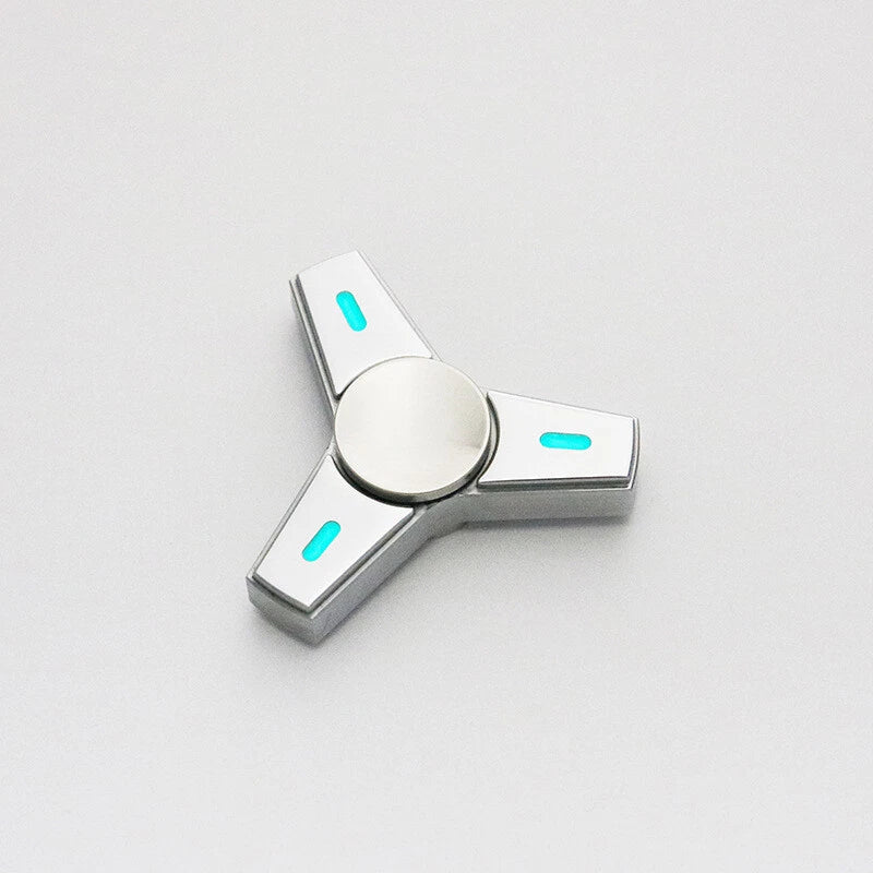 Luminous Threeleaf Fidget Spinner EDC Fidget Toys Metal Hand Spinner ADHD Gifts 07FC0E-D4 - KOEEK